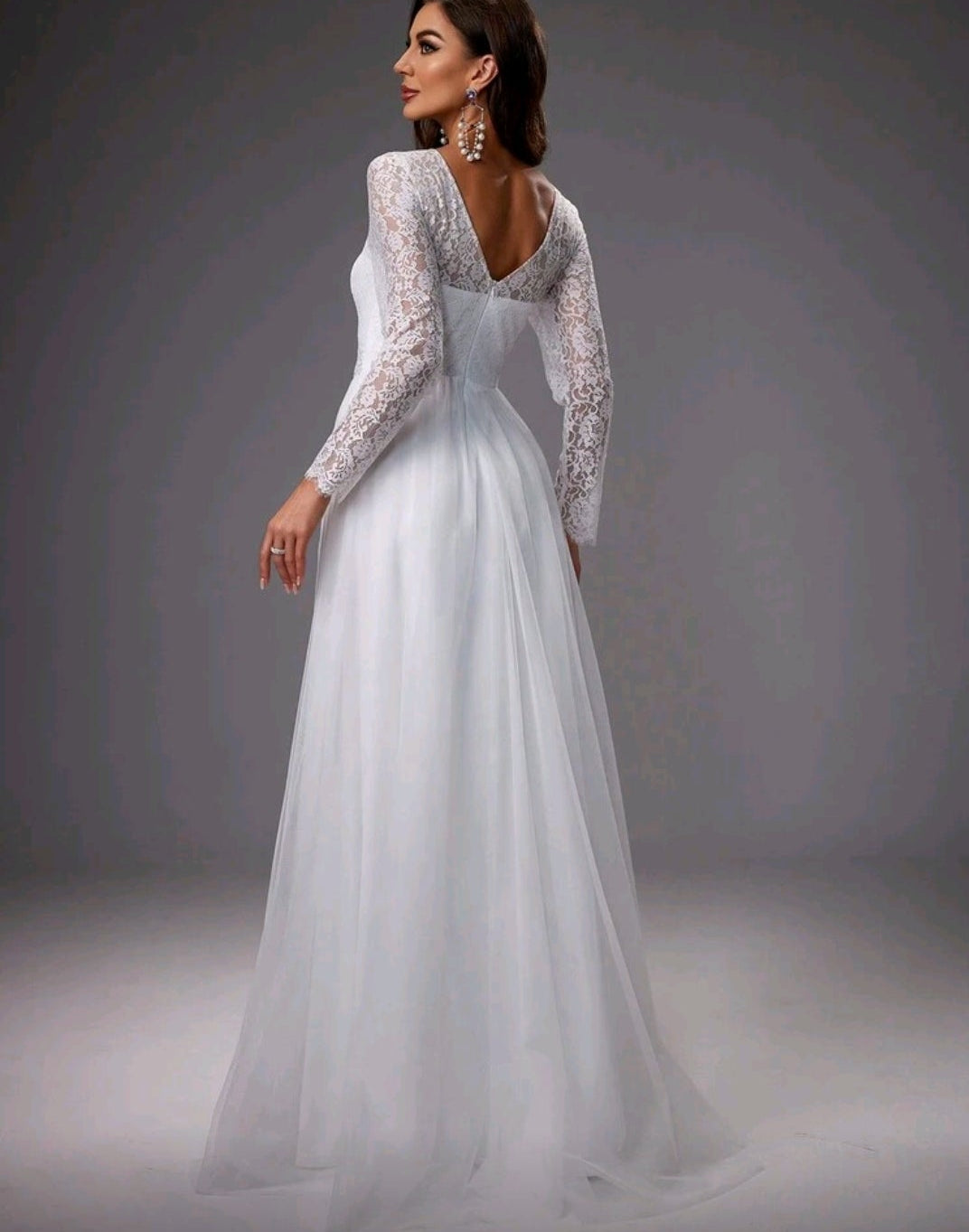 Vestido de Novia "Elegancia Atemporal" - Encaje y Tul