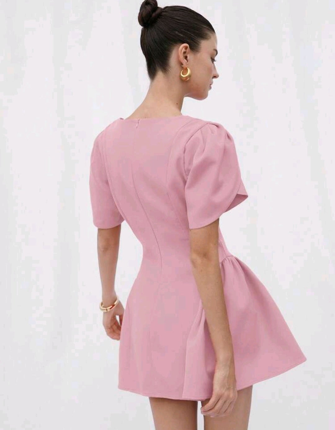 Vestido rosado formal mini