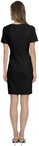 Vestido negro formal midi