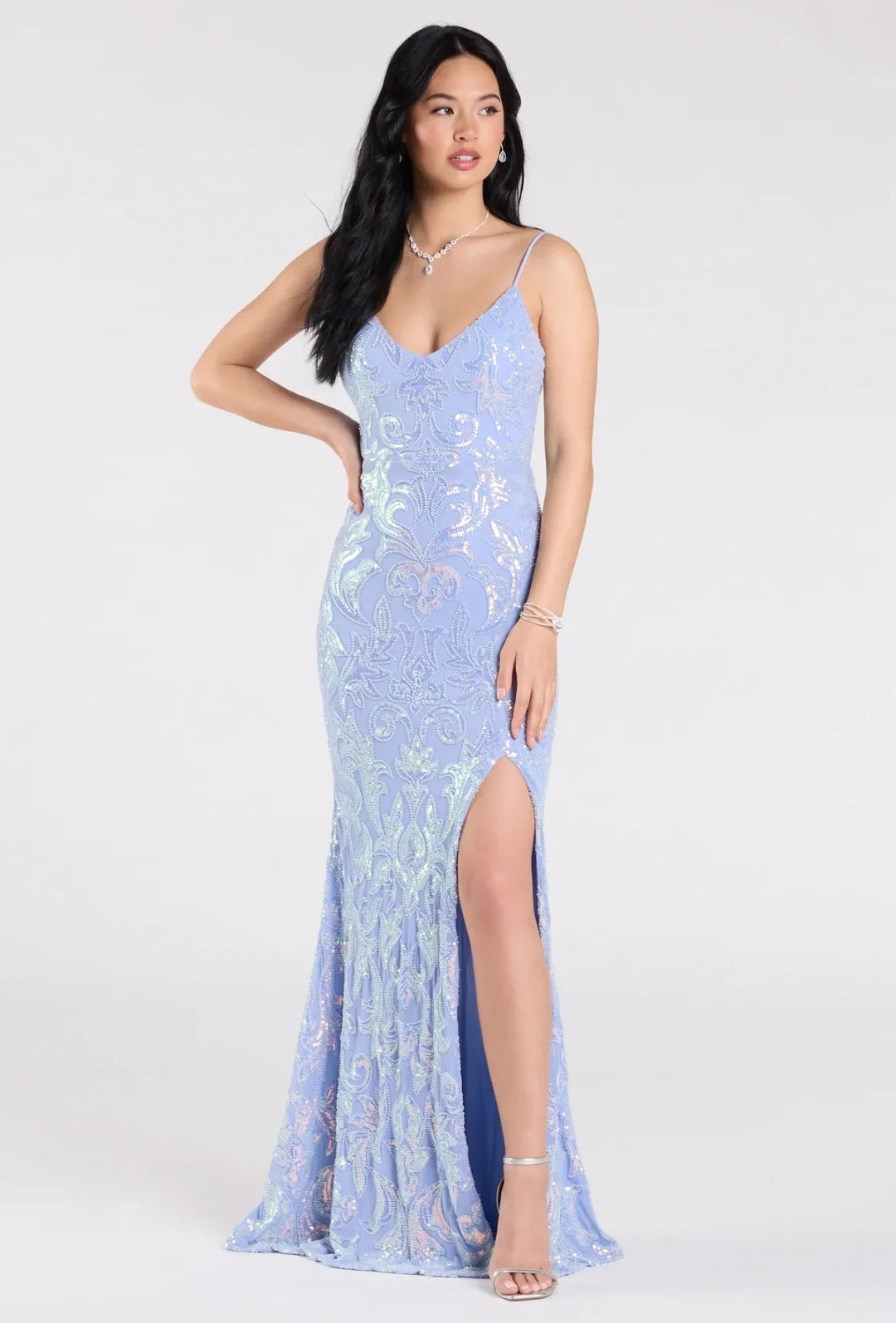 Vestido Tarna lentejuelas Tornasol