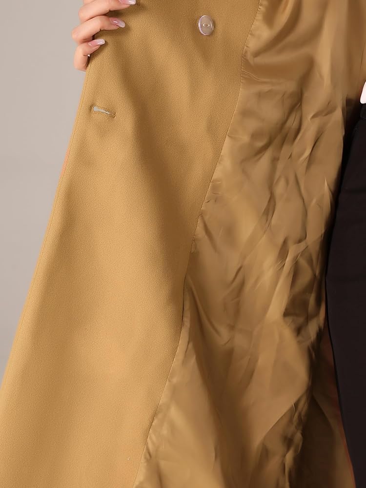 Cardigan largo color khaki