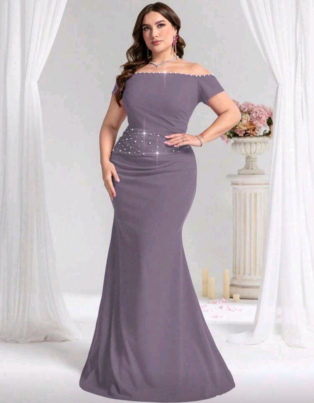 Vestido pegado al cuerpo anga caída