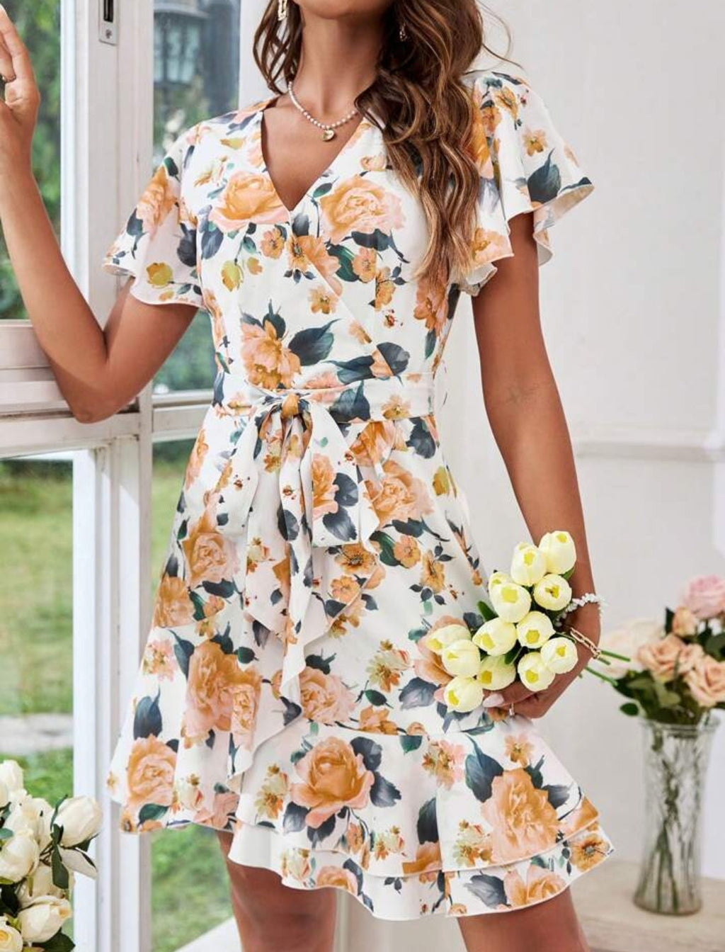Vestido casual floral