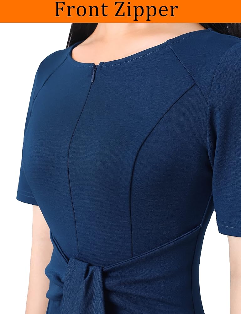 Vestido turquesa formal midi