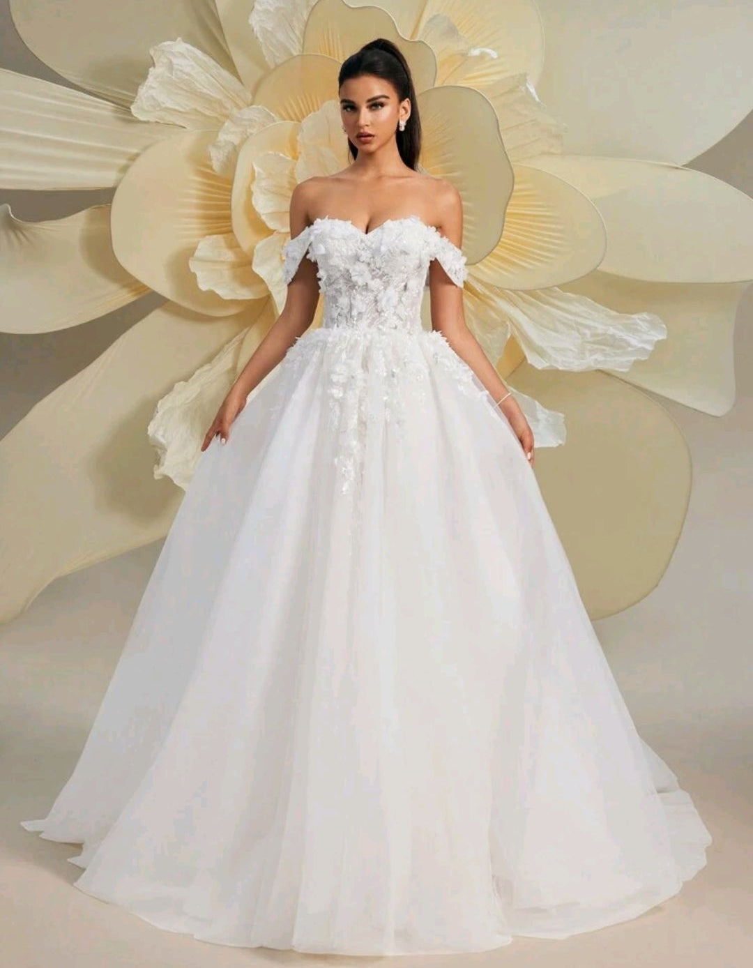 Vestido Gala: Romance Floral & Tul