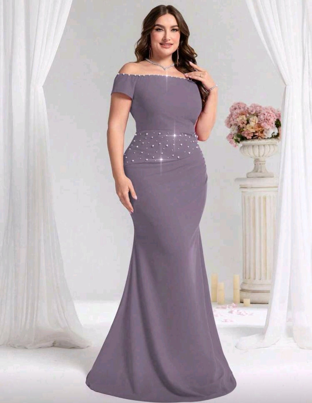 Vestido pegado al cuerpo anga caída
