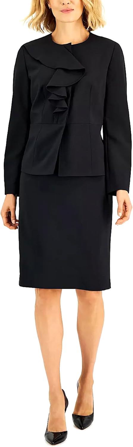 Traje formal negro 2 piezas