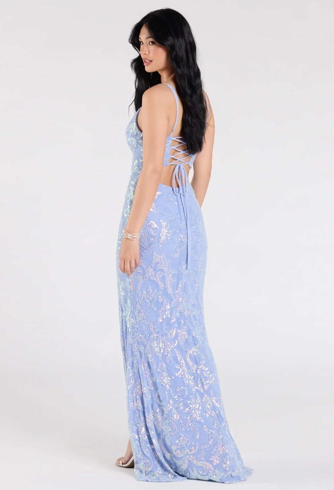 Vestido Tarna lentejuelas Tornasol