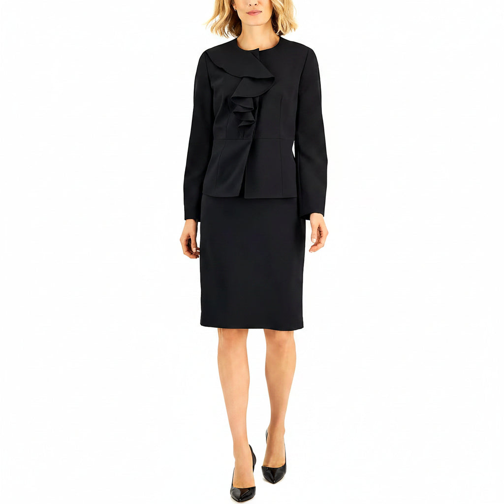 Traje formal negro 2 piezas