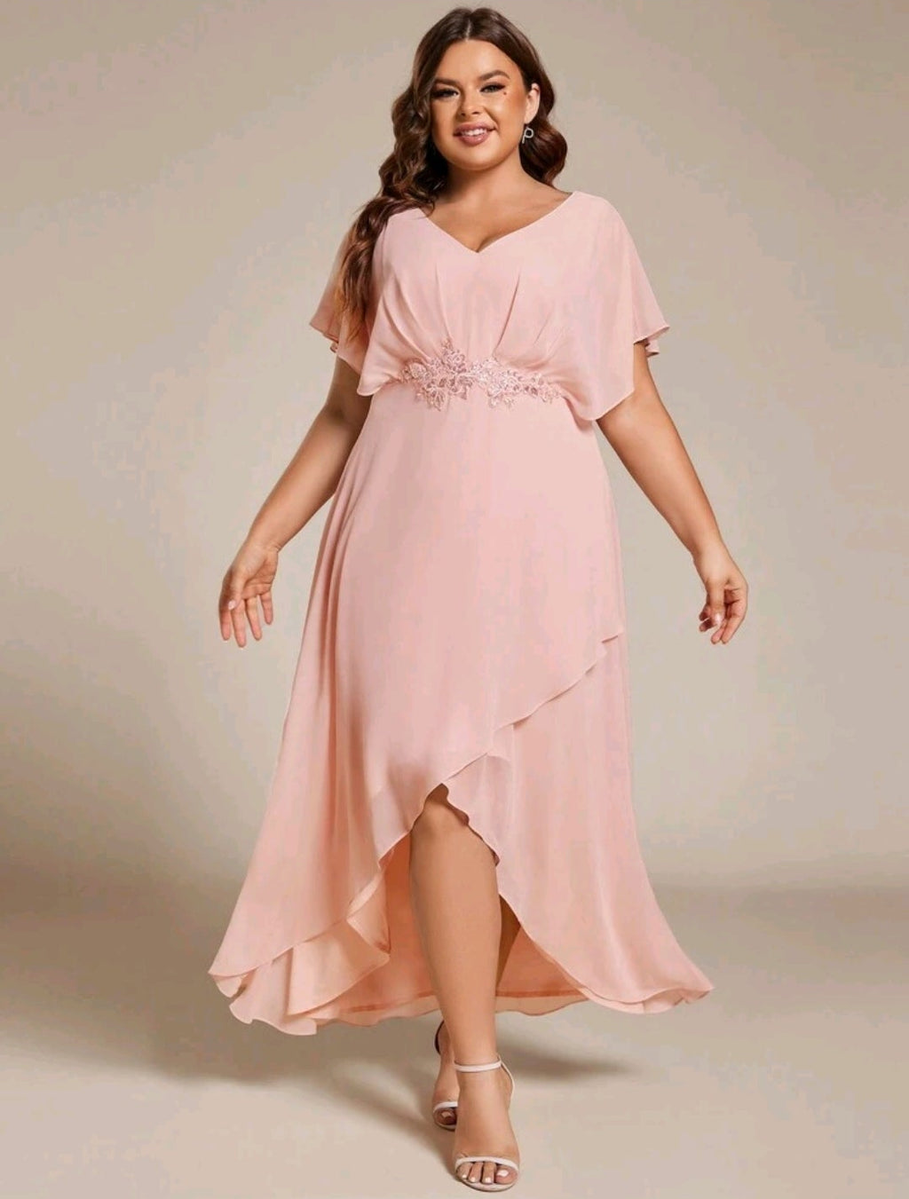 Vestido palo rosa formal