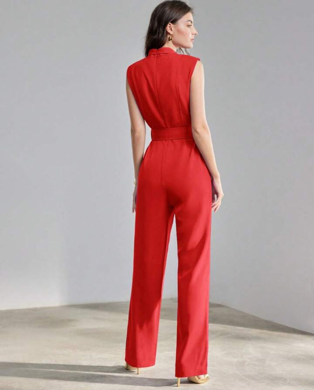 Enterizo formal rojo