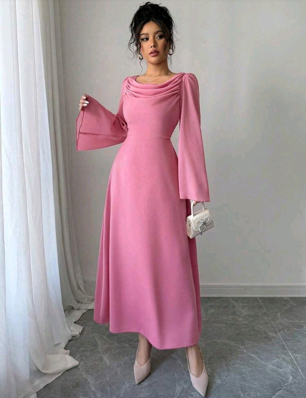 Vestido rosado