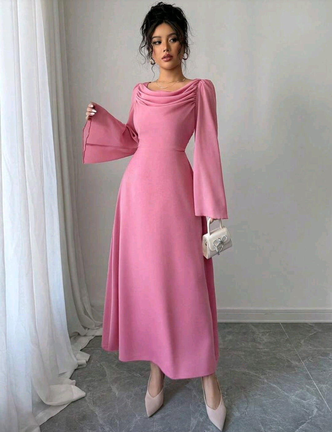 Vestido rosado