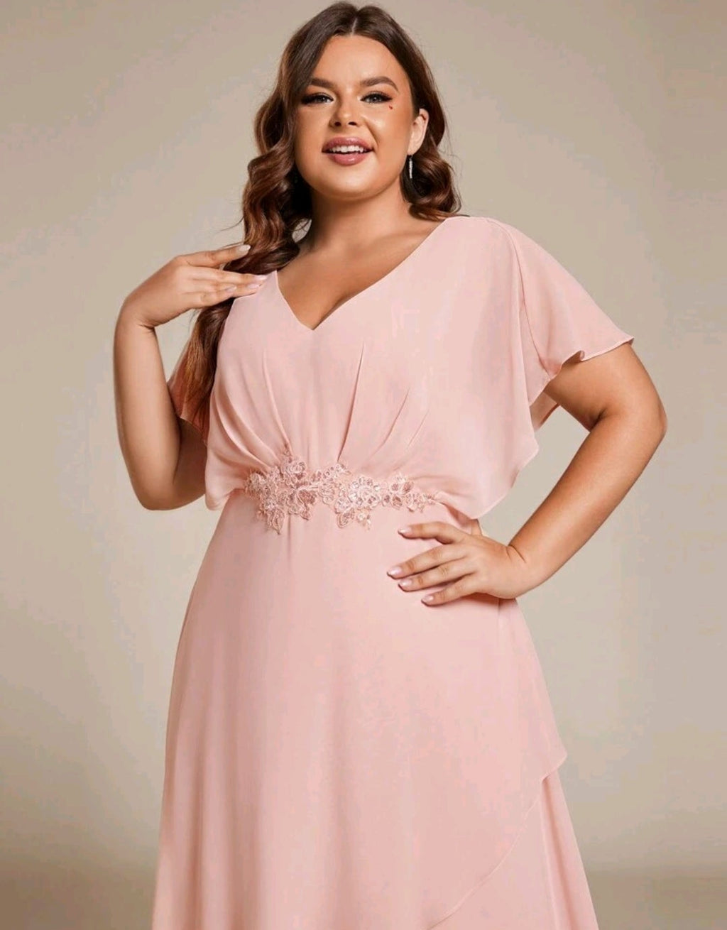 Vestido palo rosa formal
