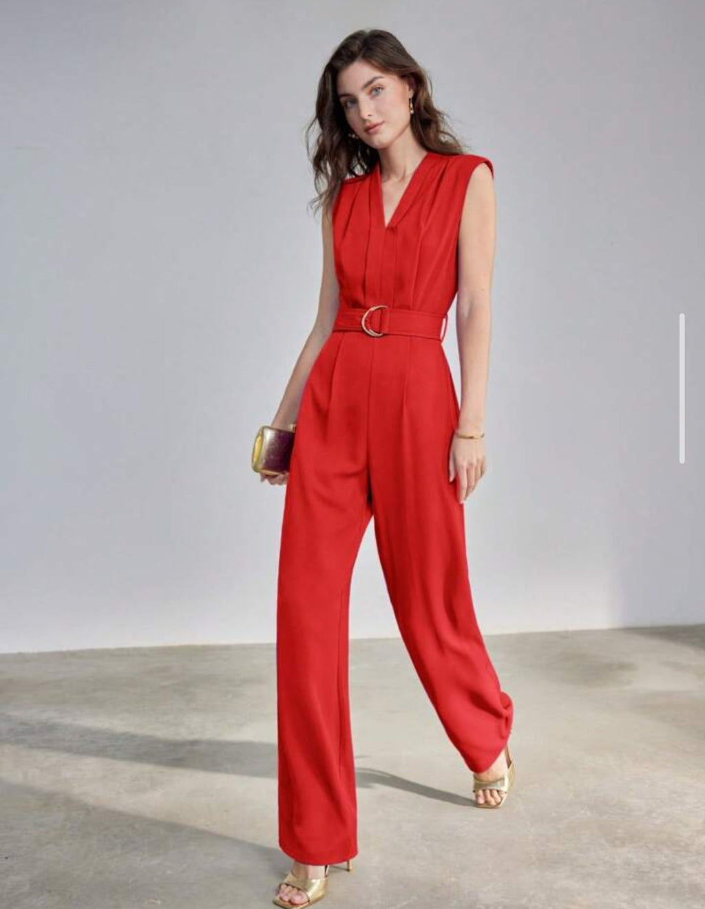 Enterizo formal rojo