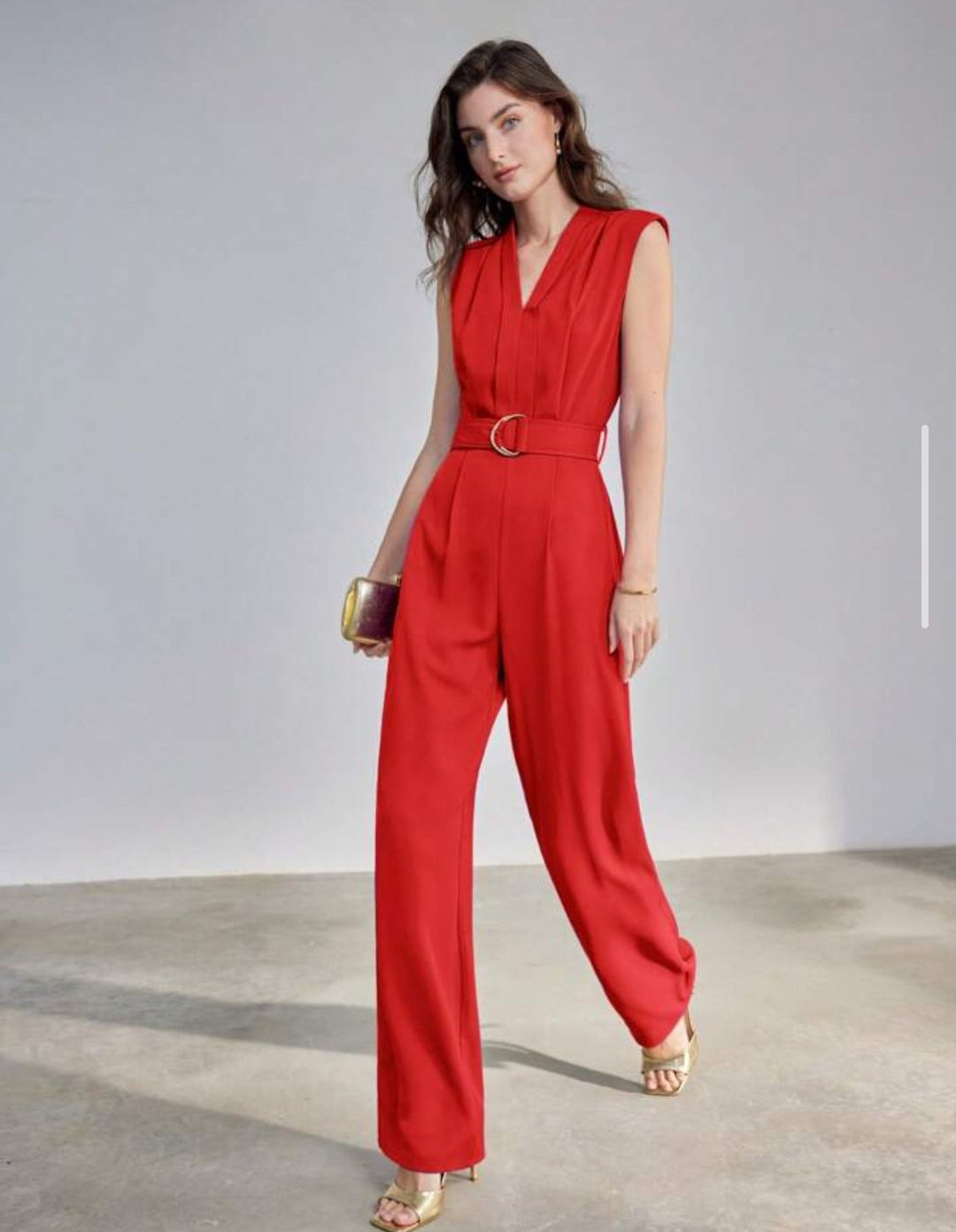 Enterizo formal rojo
