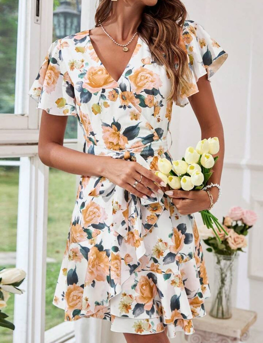 Vestido casual floral