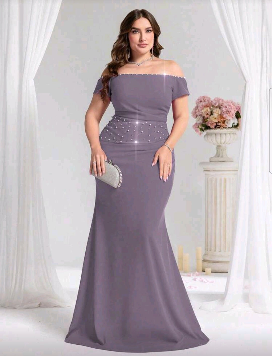 Vestido pegado al cuerpo anga caída