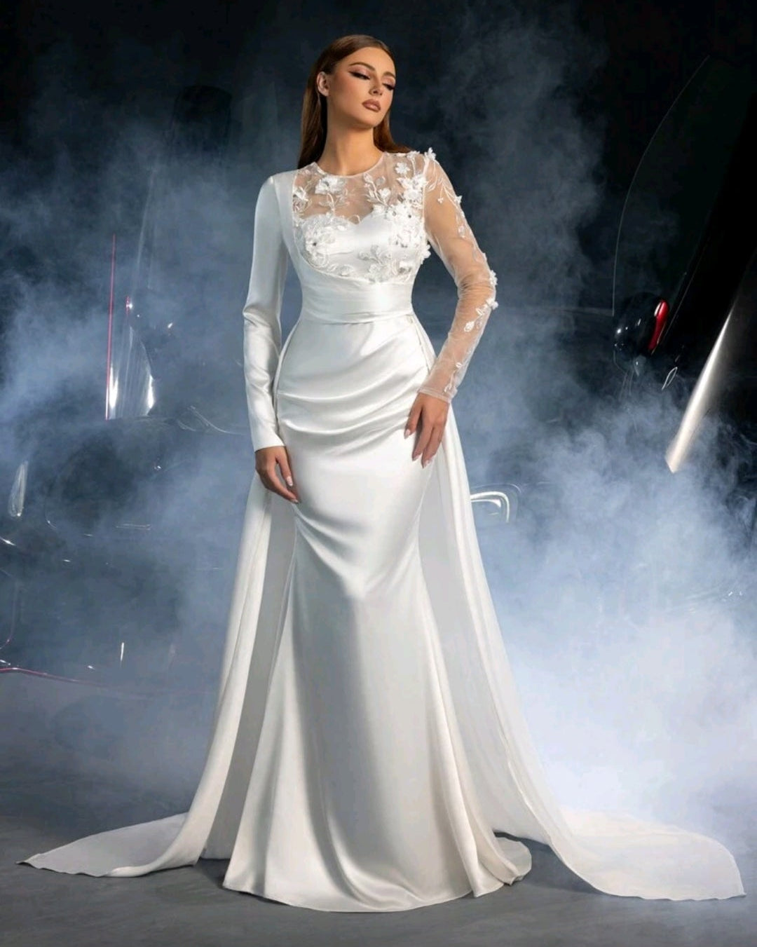 Vestido de Novia "Ethereal Grace" – con Apliques Florales