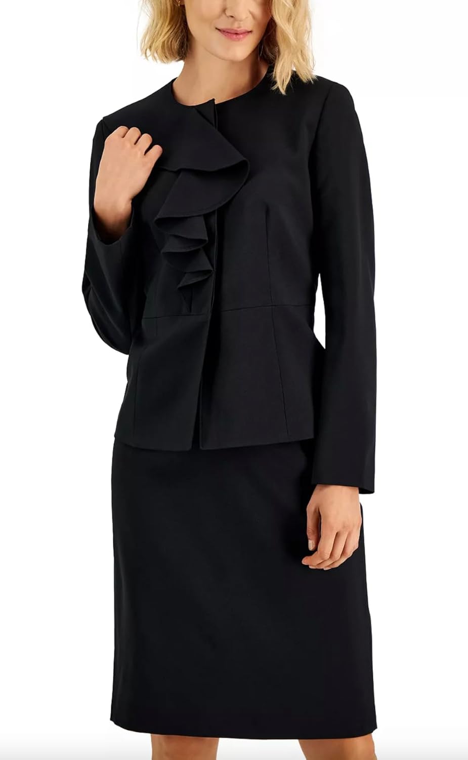 Traje formal negro 2 piezas