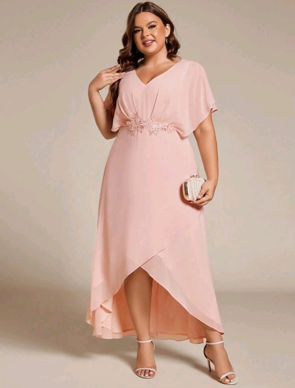 Vestido palo rosa formal